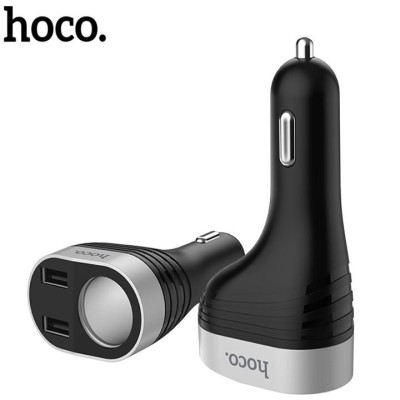 Bộ chia tẩu sạc ô tô, xe hơi nhãn hiệu Hoco Z29 -HÀNG CHÍNH HÃNG 