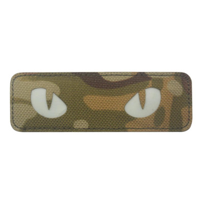 Patch_velcro mắt mèo dạ quang_chiến thuật_dã ngoại