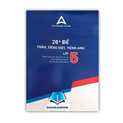 Sách - 26+ Đề toán tiếng việt tiếng anh lớp 5