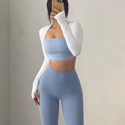 Áo khoác thể thao dáng ngắn nhẹ, nhanh khô cho nữ