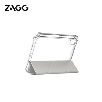 Ốp lưng iPad mini 2024 ZAGG Hampton Folio Light Gray, chống sốc bảo hành 1 năm - Hàng chính hãng