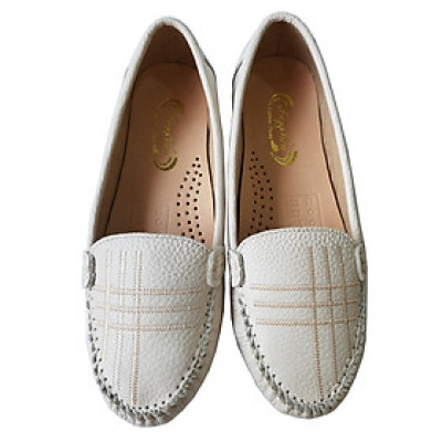 Giày lười nữ da bò thật BIGGBEN cao cấp BB132