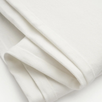 Quần denim nam / Quần jean màu Trắng thêu túi sau Form Straight cropped - RT 10S25DPA011 | ROUTINE CÀ MAU