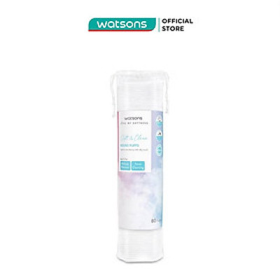 Bông Tẩy Trang Watsons Round Puffs 80S