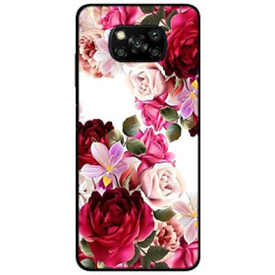 Ốp lưng dành cho Xiaomi Poco X3 mẫu Họa Tiết Hoa Hồng