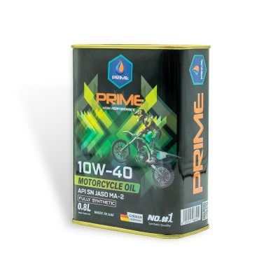 Nhớt Xe Máy PRIME Tổng Hợp Toàn Phần Lon 800ML-1L-1.1L-1.3L Cho Xe Số/Côn Tay/Tay Ga Nhập Khẩu Chính Hãng