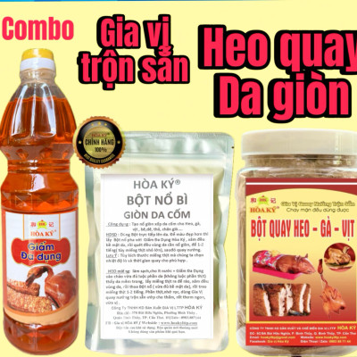 Dấm hồng 330ml + bột nổ da 100gr
