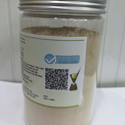 Bột củ sen nguyên chất - Bột nghiền trực tiếp từ củ sen - Dữ lại 100% dưởng chất từ củ sen ( Hủ 500gr)