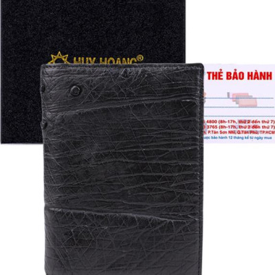 Ví Nam Huy Hoàng HT2410 (10 x 12.5 cm) - Đen