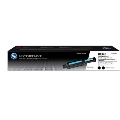 Mực in HP 103AD Dual Pack Black Original Neverstop Laser Toner (W1103AD) - Hàng chính hãng