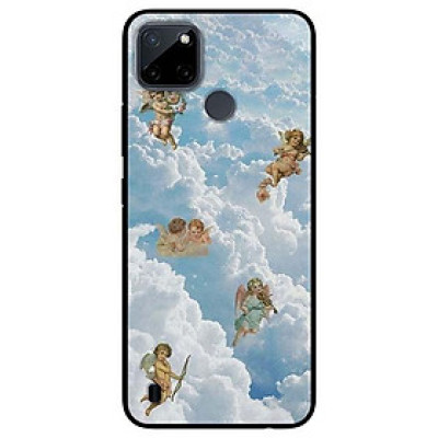 Ốp lưng dành cho Realme C21Y - C25Y mẫu Thiên Thần Xanh