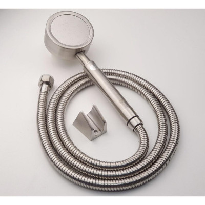 Bộ tay dây sen siêu tăng áp INOX SUS 304 Eurolife EL-119SH (Trắng vàng)