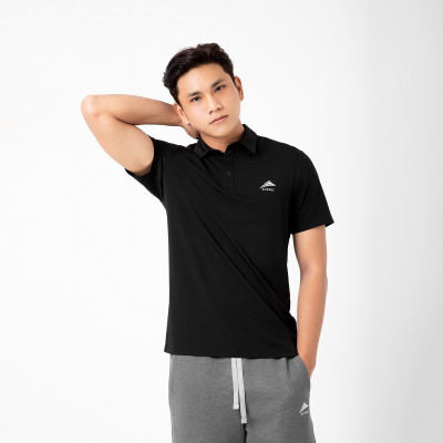 Áo Polo Golf Nam Cổ Sơ Mi Cao Cấp ALLPUR Chống Nhăn - Ngăn mùi - Màu Đen