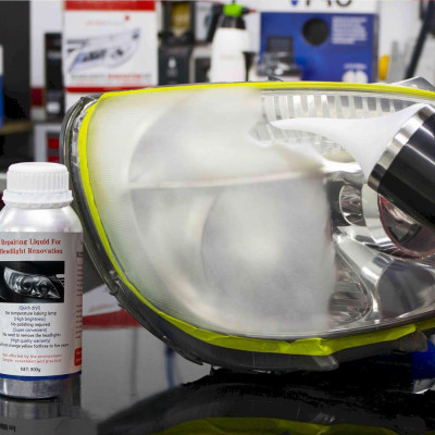 Bộ Sản Phẩm nano Tân Trang Làm Mới Đèn Pha điện 220V Đánh Bóng Phục Hồi Cho đèn Xe Ô Tô bị ố vàng