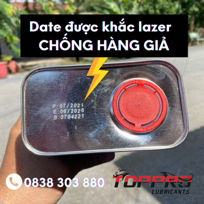 Dầu nhớt xe Ga Cao Cấp TOPPRO 10W30 SN [MUA 2 TẶNG 1 ÁO+2 MÓC KHÓA] [MUA 3 TẶNG 3 ÁO 5 MÓC KHÓA]