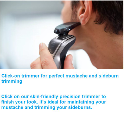 Máy cạo râu khô và ướt Aquatec cao cấp Philips Norelco S5940/88 Tích hợp sạc nhanh (HÀNG NHẬP KHẨU)