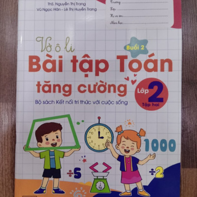 Sách - Vở Ô Li Bài Tập Toán Tăng Cường lớp 2 - tập 2 ( Kết Nối )