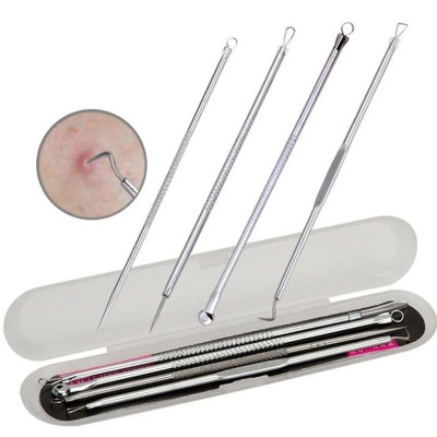 Bộ 4 Cây Nặn Mụn Lấy Mụn 8 Đầu Tiện Lợi Chuẩn Spa