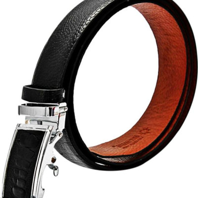 Thắt Lưng Nam Da Đà Điểu Huy Hoàng HT4401 - Đen