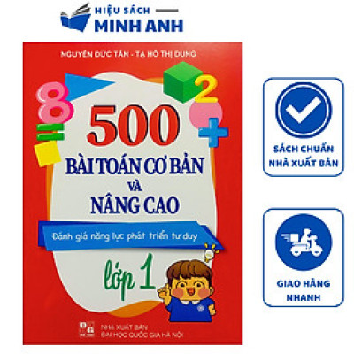 Sách - 500 bài toán cơ bản và nâng cao lớp 1