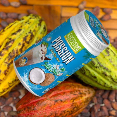 Bột ca cao sữa dừa Passion - Chuyên pha chế trà sữa, milo dầm, thức uống sô cô la cacao thơm ngon tiện lợi - Hũ 750g