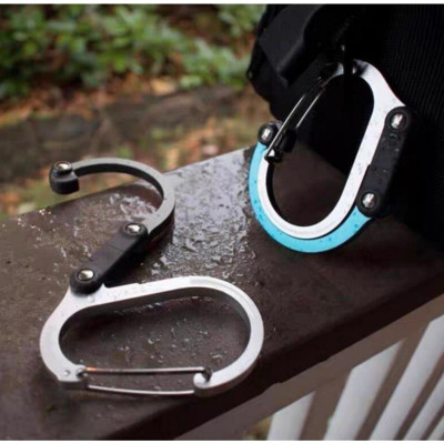 Khoá xoay đa năng D-loại carabiner du lịch ngoài trời