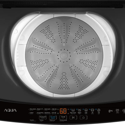 Máy giặt Aqua 8 kg( không inverter ) AWM8-316K(B) - HÀNG CHÍNH HÃNG - CHỈ GIAO HCM