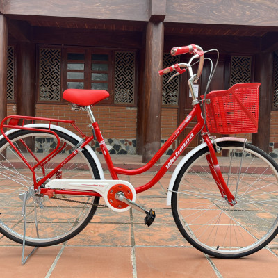 Xe đạp mini Wahama KOREA HQ 24/26 inch - Tặng khóa bánh sau, đồ lắp xe