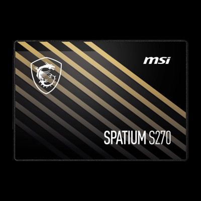 Ổ cứng SSD MSI SPATIUM S270 | Kết nối SATA III | 2.5 Inch | Read 500MB/s - Write 450MB/s | Bảo hành 3 năm | Hàng Chính Hãng