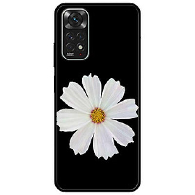 Ốp lưng dành cho Xiaomi Redmi Note 11 4G - Cúc Trắng Đen
