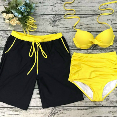 Bộ Đồ Bơi Nam Nữ 3 Mảnh