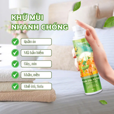 Tinh dầu xả vải Bell Home tím 150g, Mềm vải, kháng khuẩn, hương thời thượng, lưu hương lâu