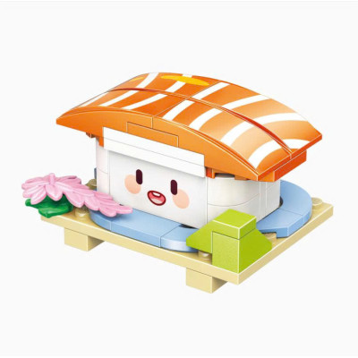 QMAN 35017 Bộ đồ chơi xếp hình mô hình lắp ghép đồ ăn - giao mẫu ngẫu nhiên