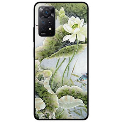 Ốp lưng dành cho Xiaomi Redmi Note 11 Pro 5G - Sen Trắng Chú Chim