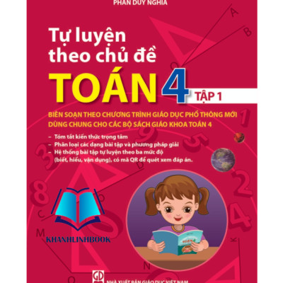 Sách - Combo Tự luyện theo chủ đề toán 4 - tập 1 + 2