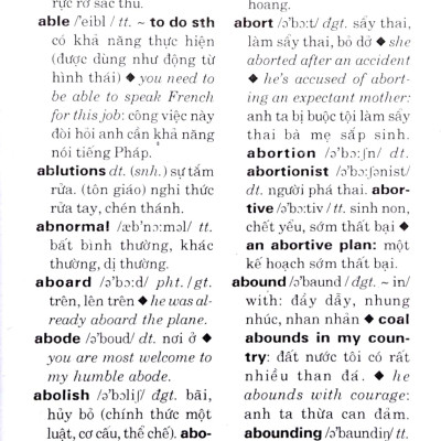 Từ Điển Anh - Việt