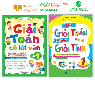 Sách - Combo 2 cuốn Giải Toán Có Lời Văn Lớp 1-2-3 - Toán Đố Lớp 1-2-3 và Giỏi Toán Giỏi Tính - Toán Lớp 1-2-3