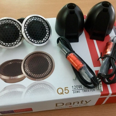 CẶP LOA TREBLE DANTY Q5 CÓ PHÂN TẦN FULL HỘP CỰC KÌ TIỆN LỢI DỄ DÀNG LẮP ĐẶT CHO Ô TÔ