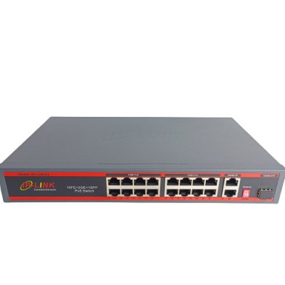 Switch PoE IPL-SW162 16 cổng Cổng + 02 Up-link chuyên dụng cho CCTV camera - Hàng chính hãng