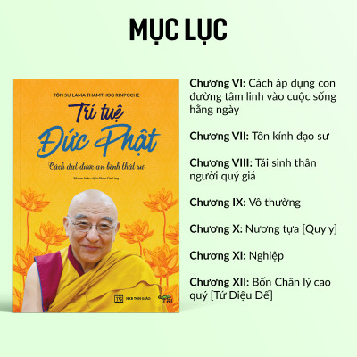 Sách - Trí Tuệ Đức Phật (Tôn Sư Lama Thamthog Rinpoche) - Tuệ Tri