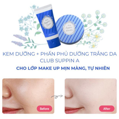 Phấn Phủ Dưỡng Trắng, Che Phủ Lỗ Chân Lông Club Suppin Nhật Bản Hộp 26g