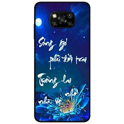 Ốp lưng dành cho Xiaomi Poco X3 mẫu Sóng Gió Đời Vợ