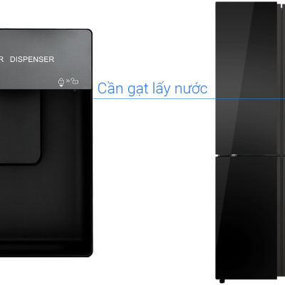 Tủ Lạnh AQUA Inverter 456 Lít AQR-IGW525EM GB - HÀNG CHÍNH HÃNG