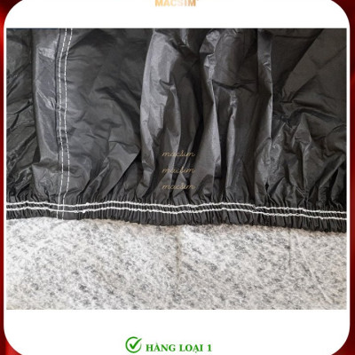 Bạt phủ ô tô bán tải Honda Ridgeline 2021 nhãn hiệu Macsim sử dụng trong nhà và ngoài trời chất liệu Polyester - màu đen