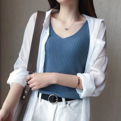 [CAO CẤP] Áo len 3 lổ cổ tim C156 mềm mại co dãn sang trọng