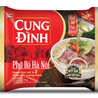Thùng Phở Bò Hà Nội Micoem Cung Đình (30 Gói)