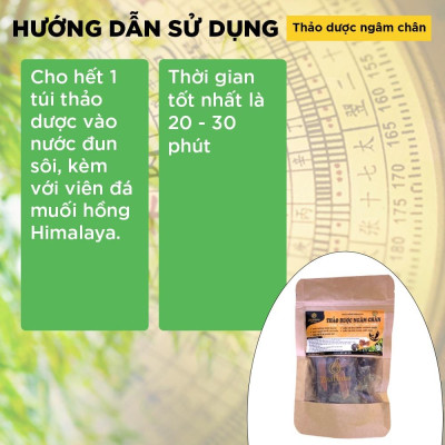 Thảo dược ngâm chân ZitaHima giảm đau nhức xương khớp, hỗ trợ giấc ngủ sâu