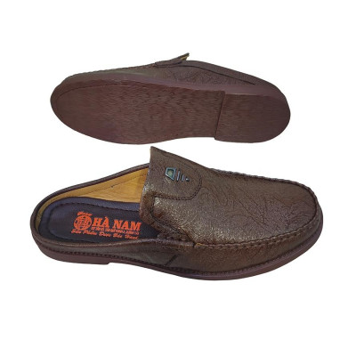 Dép Bít Mũi Nam HÀ NAM Da Bò Thật Cao Cấp GSB20131