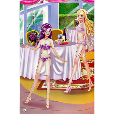 Sách - 1000 Hình Dán Trang Phục Công Chúa - Công Chúa Hoa Lệ - Minh Thắng