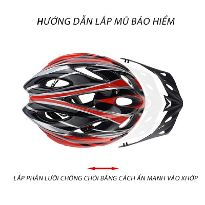 Mũ bảo hiểm xe đạp thể thao Kiotool siêu nhẹ thoáng khí an toàn khi đạp xe